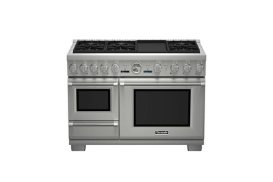 The Best High-End Ranges | The Sweethome - Thermador 48-Inch Professional Series Pro Grand Commercial Depth Dual Fuel  Steam Range (PRD48JDSGU